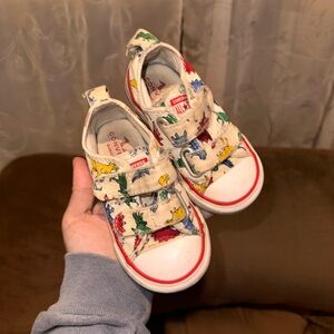 Converse Kids Sneakers with Dinosaur Print - Multicolor
